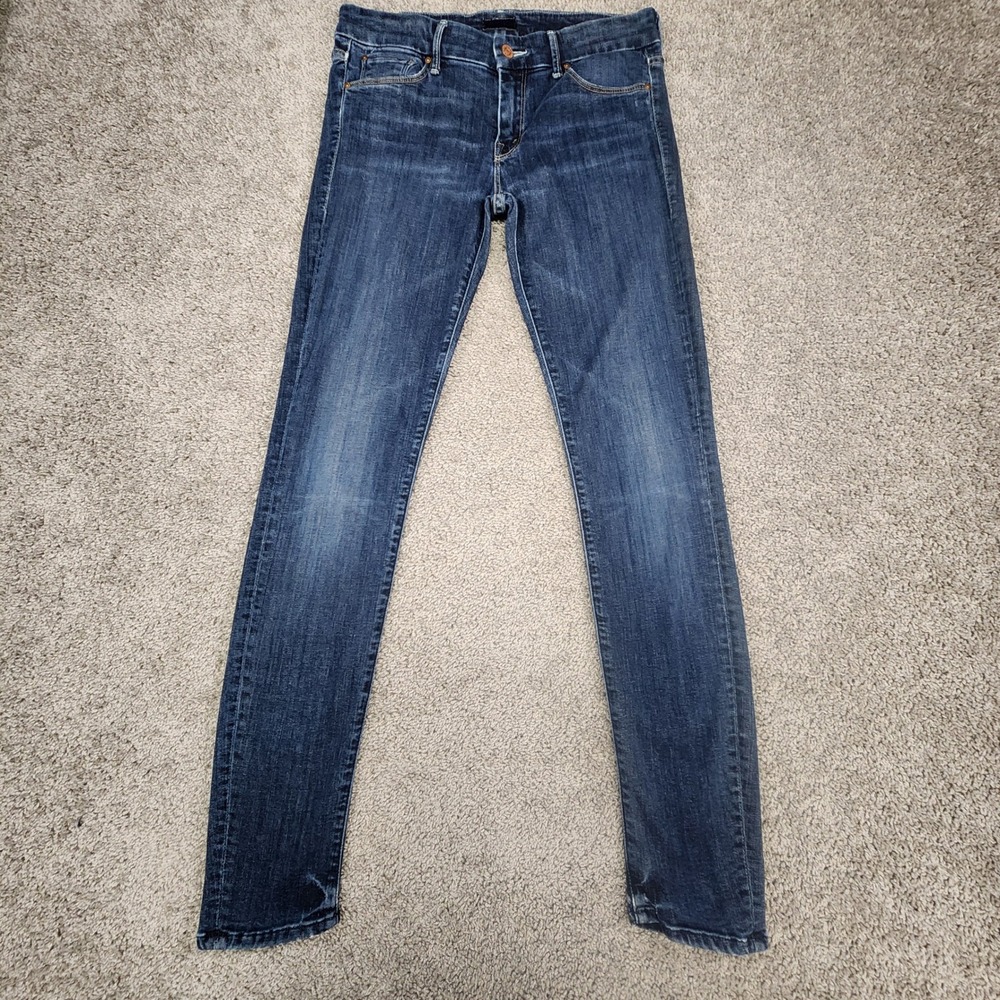 MOTHER Women's Skinny Jeans - Dark Blue